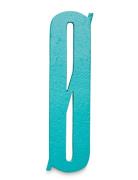 Turquoise Wooden Letters Design Letters Blue