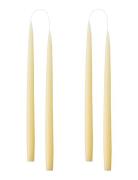 Hand Dipped Candles, 4 Pack Kunstindustrien Yellow