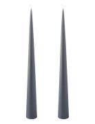 Hand Dipped Decoration Candles, 2 Pack Kunstindustrien Grey