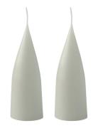 Hand Dipped C -Shaped Candles, 2 Pack Kunstindustrien Green