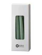 Small Colored Candle - Giftbox W. 12 Pcs Kunstindustrien Green