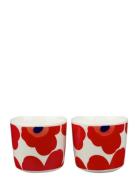 Unikko C.cup 2Pcs W/Out H Marimekko Home Patterned