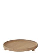 Inka Wood Tray Round - Large OYOY Living Design Beige