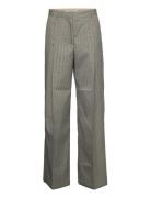 Sadie Poppytooth Trousers Wood Wood Patterned