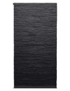 Cotton RUG SOLID Black