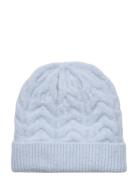 Koganna Cable Knit Beanie Cp Acc Kids Only Blue