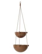 Pif Paf Puf Hanging Storage - 2 Bowls OYOY Living Design Brown