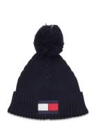 Big Flag Pom Pom Beanie Tommy Hilfiger Navy