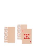 Hygge Playing Cards Design Letters Beige