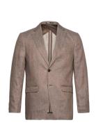 Slhregular-Will Linen Blz Noos Selected Homme Brown