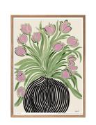 La Poire - Tulips 1 Poster & Frame Patterned