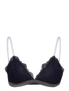 Wave Lace Tyla Bra Becksöndergaard Navy