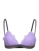 Wave Lace Tyla Bra Becksöndergaard Purple