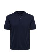 Onswyler Life Ss Polo Knit ONLY & SONS Navy