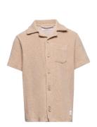 Terry Short Sleeve Shirt - Gots/Veg Knowledge Cotton Apparel Beige