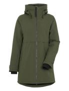 Helle Wns Parka 5 Didriksons Green