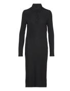 Jersey Rib Polo Dress Filippa K Black