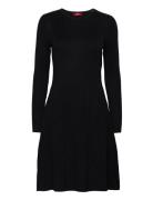 Women Dresses Flat Knitted Kneelength Esprit Casual Black