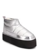 Biasnow Flatform Quilted Nylon Bianco Silver