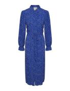 Yasmalvina Ls Long Shirt Dress - Pb YAS Blue