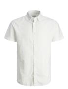 Jjelinen Blend Shirt Ss Sn Jnr Jack & J S White