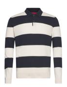 Onsrex Life Reg 12 Stripe Ls Polo ONLY & SONS Navy