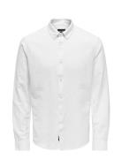 Onsarlo Ls Hrb Linen Shirt ONLY & SONS White