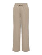 Onlcaro Mw Linen Bl Pull-Up Pant Cc Pnt ONLY Beige