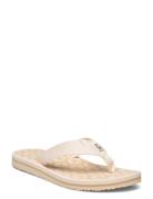 Th Emblem Beach Sandal Tommy Hilfiger Cream