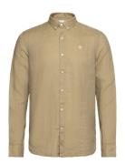 Mill Brook Linen Shirt Lemon Pepper Timberland Green