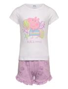 Set 2P Short + Ts Peppa Pig Pink