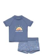 Baby T-Shirt Set S/S Color Kids Blue