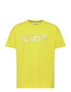 Short Sleeves Tee-Shirt BOSS Yellow