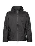 Padded Nylon Jacket Rains Black