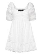 Alissa Cotton Broderie Dress French Connection White