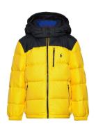 Water-Repellent Down Hooded Jacket Ralph Lauren Kids Yellow