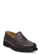 Classic Loafer - Black Grained Leather S.T. VALENTIN Brown