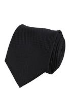 Polyester Tie Solid Portia 1924 Black