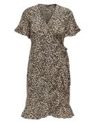 Onlolivia S/S Wrap Dress Wvn Noos ONLY Black