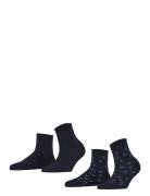 Mini Flower Sso 2P Esprit Socks Navy