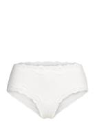 Silk Hipster W/ Lace Rosemunde White