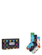 3-Pack Mixed Dog Socks Gift Set Happy Socks Navy