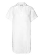 Rel Ss Linen Caftan GANT White