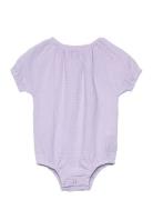 Romper Ss Muslin Huttelihut Purple