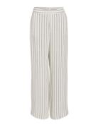 Objsanne Aline Wide Pant Aop Noos Object Cream