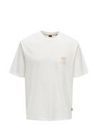 Onsmilo Rlx Coast Ss Tee ONLY & SONS White