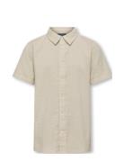 Kobnoah Seersucker Shirt Wvn Kids Only Beige