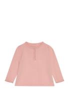 Blouse Ls - Solid Fixoni Pink