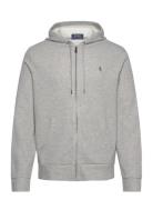 Double-Knit Mesh Full-Zip Hoodie Polo Ralph Lauren Grey