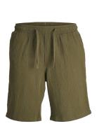 Jpstjaiden Jjcrinkle Jogger Short Sn Jack & J S Khaki